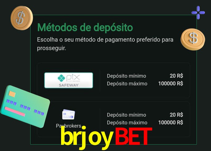 O cassino brjoybet oferece uma grande variedade de métodos de pagamento